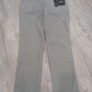 Lee Womens Classic Gray Dress Pants